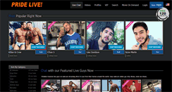 Desktop Screenshot of pridelive.com